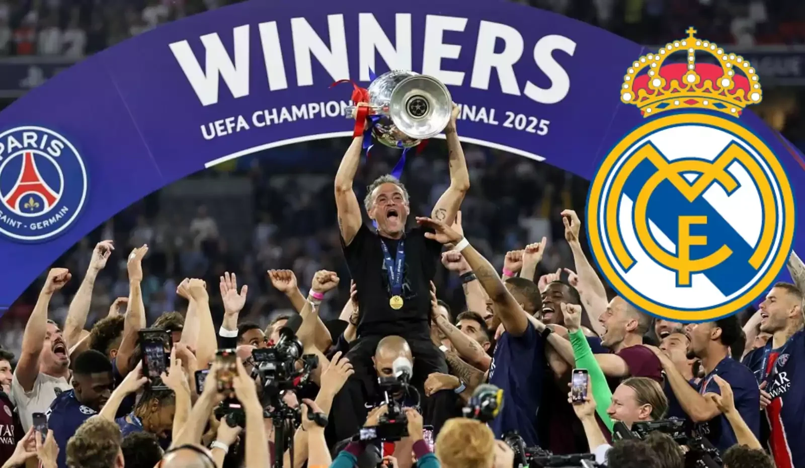 ريال مدريد يُهنئ باريس سان جيرمان بفوزه في دوري أبطال أوروبا
